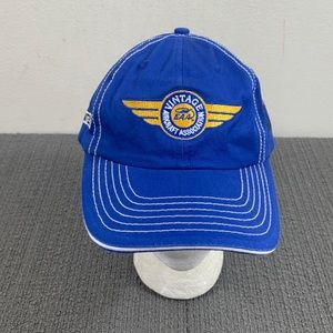 EAA Vintage Aircraft Association Baseball Hat Mens OSFA Blue Strapback Imperial